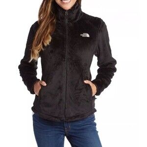 The North Face Womens Osito Full-Zip Fleece Jacket Black   Sz XS